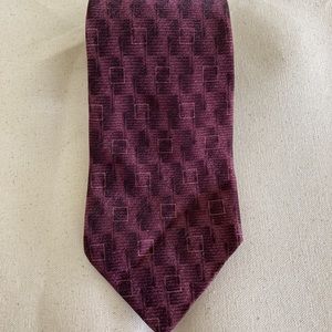 John Henry Burgundy Tie